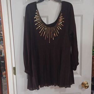 Zaftique Brown Top 
